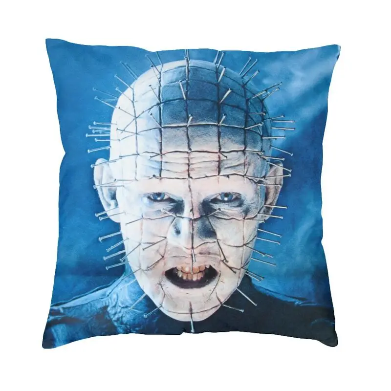 

Hellraiser Cushion Cover 45x45cm Decoration Printing Supernatural Horror Film Throw Pillow Case for Living Room Double Side