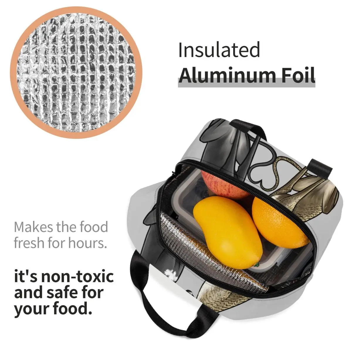 Изготовленная на заказ борзая уиппет собака ланч-сумка женские теплые