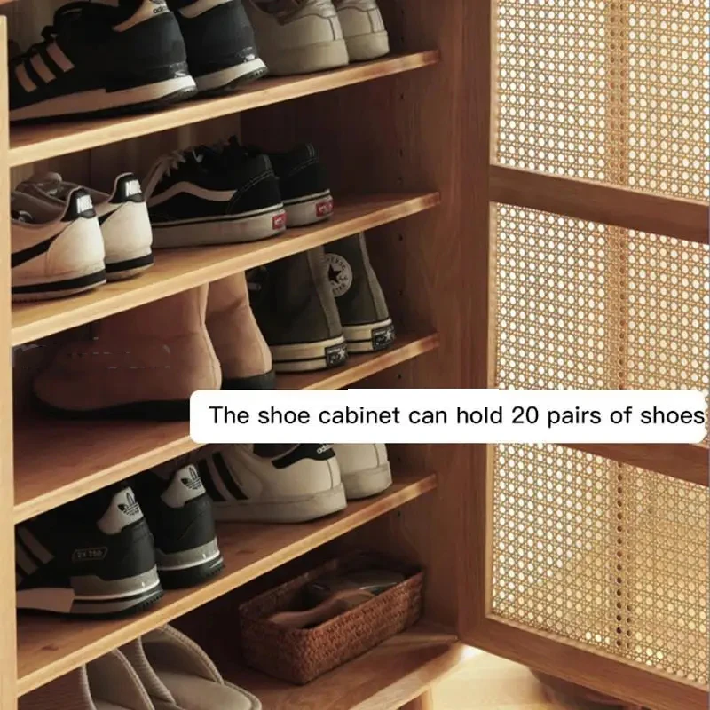 Шкаф для гостиной крыльца прихожей вместительные шкафы хранения из ротанга