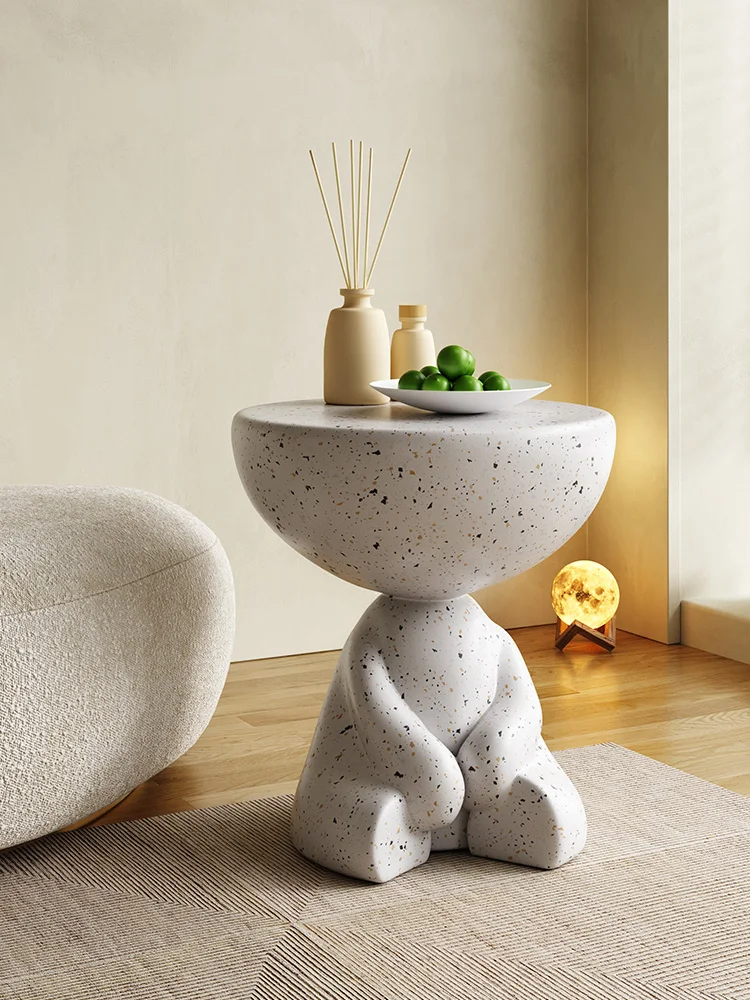 

Coffee Table Home Decoration Sofa Side Table Living Room Shelf Small Round Table Bedside Table Dining Tables Abstract Art Orname