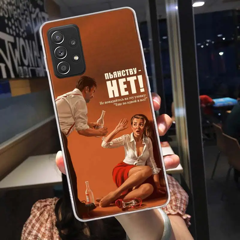 Сексуальный чехол для телефона девушки Vintege Samsung S22 Plus S21 Ultra S20 FE S10 Lite Galaxy S9 S8 S7 Edge F62