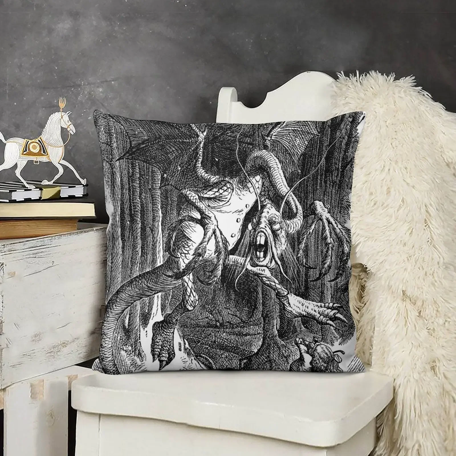 Декоративная подушка Jabberwocky диванные подушки рождественская наволочка