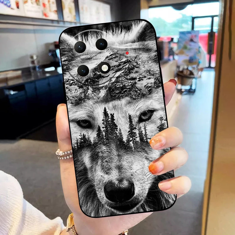 Чехол для Tecno Camon 30 Premier задняя крышка с волком 30S Pro чехол телефона Camon30 мягкий