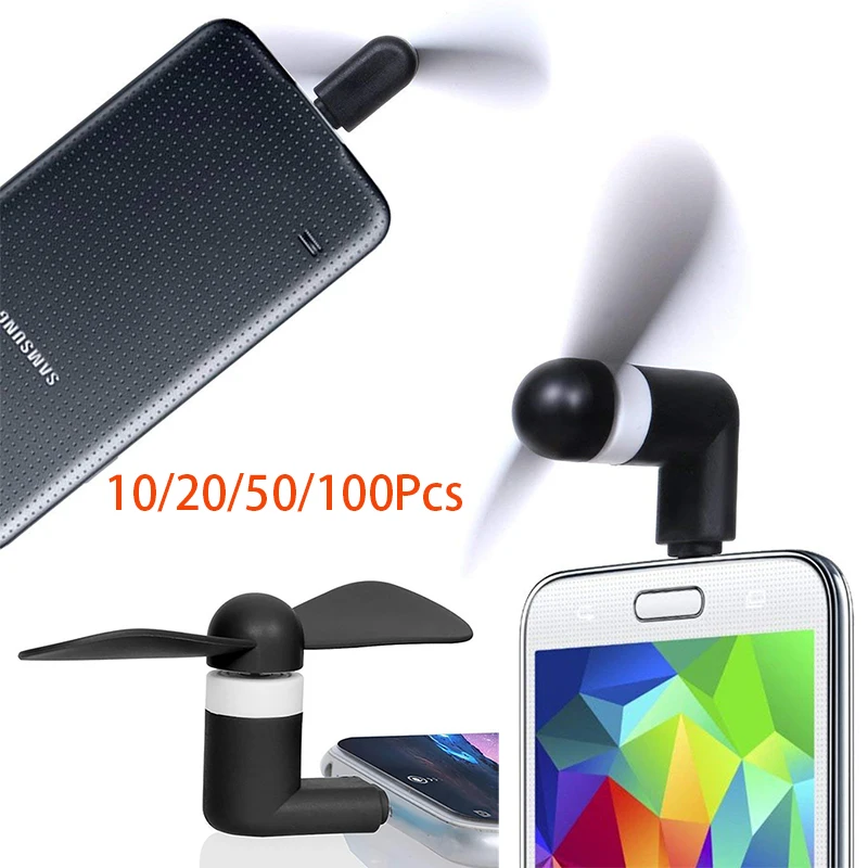 10/20/50/100 шт. портативный мини-вентилятор Usb Type-C