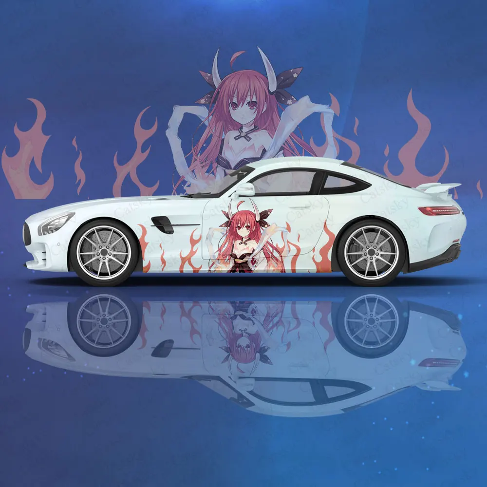 

Наклейка на автомобиль с надписью «DATE A LIVE»