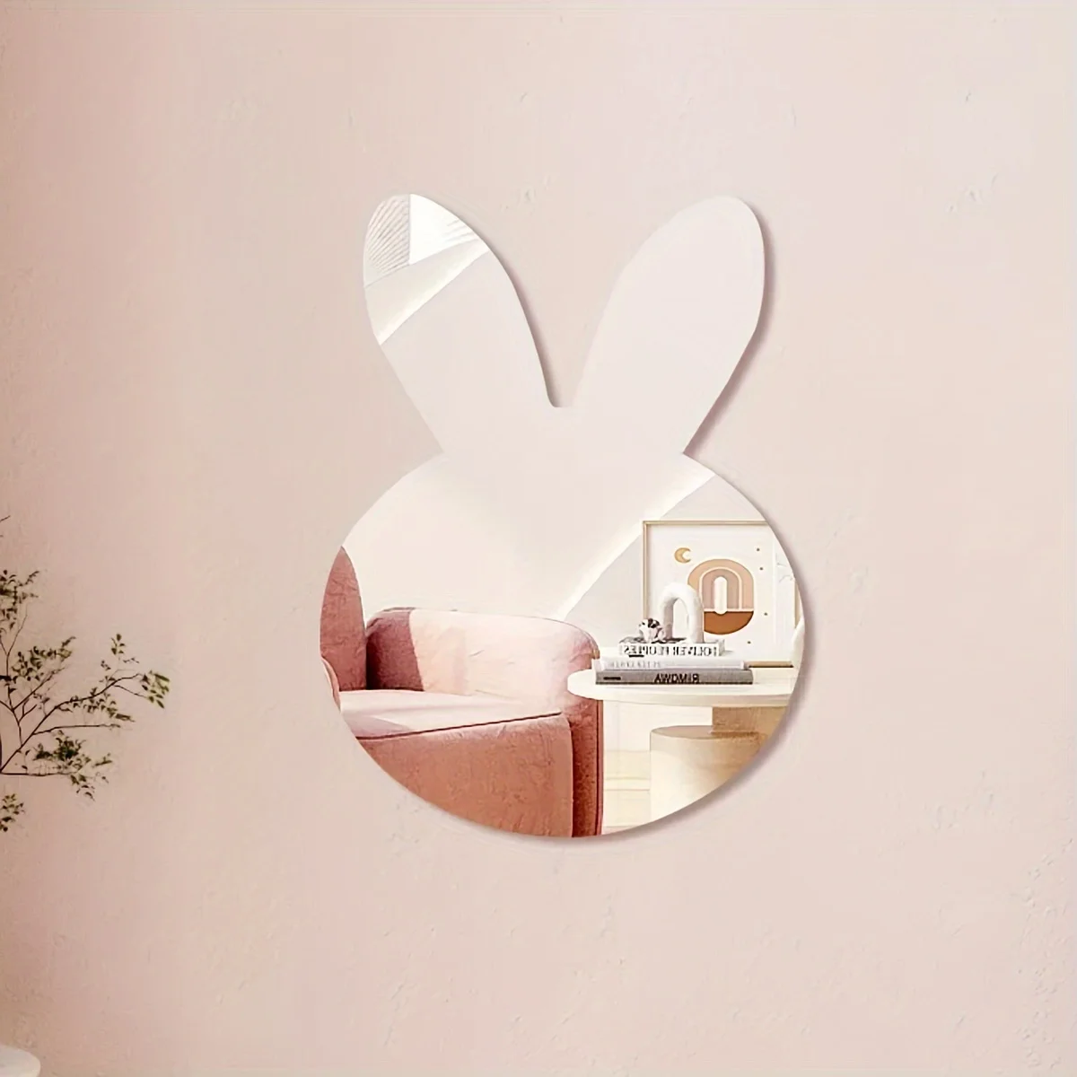 Противоударные зеркала в форме кролика безопасное зеркало без стекла для