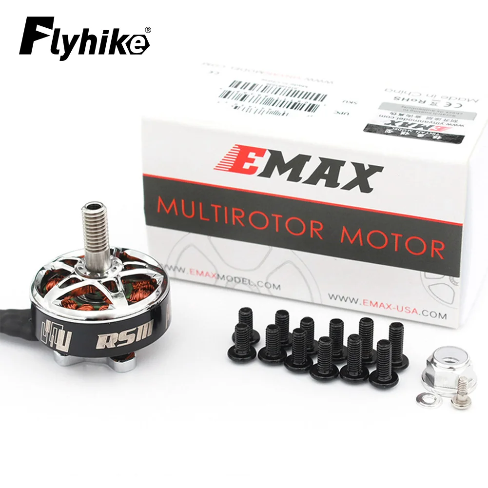 

Emax RS III Series 2207 2306 кв кВ 3-6S бесщеточный двигатель для 5-дюймового радиоуправляемого дрона