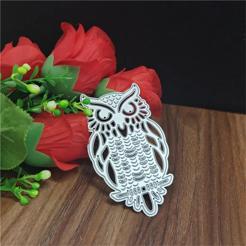 Металлические штампы в виде совы трафареты для фотоальбома декоративные