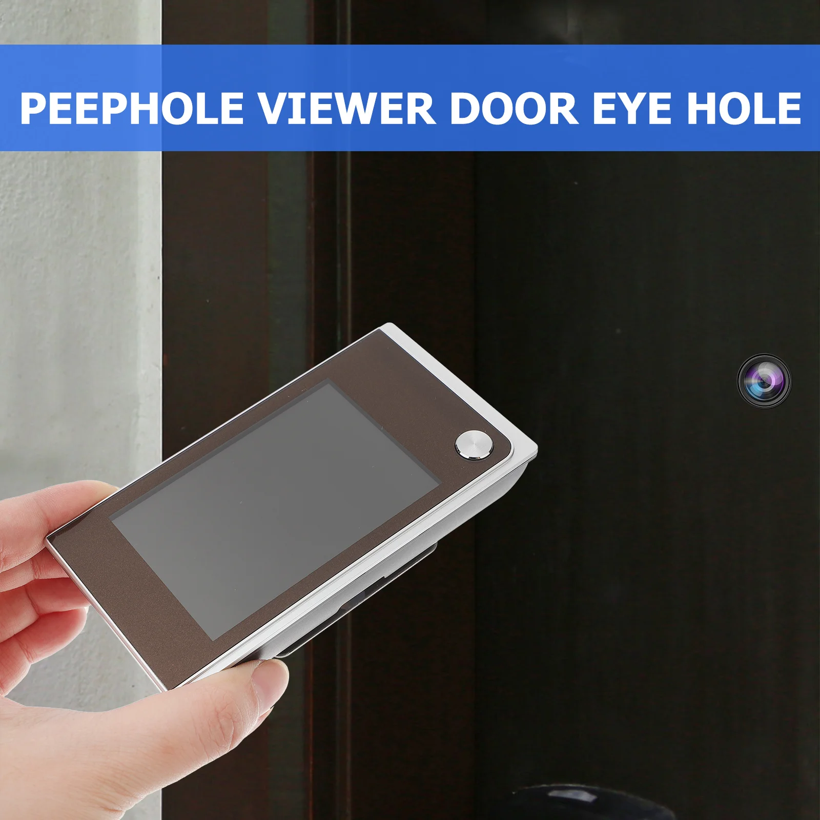 

3.5 Inch Door Viewer 120 Degree Angle Home Security Door Peephole Camera Screen