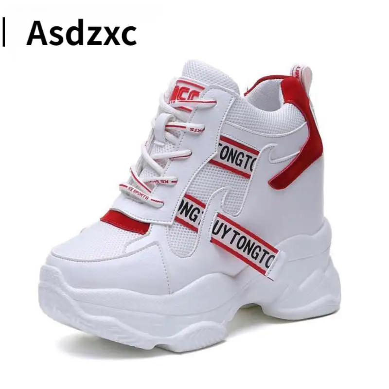 

Кроссовки Cuculus женские на платформе 9 см, повседневная обувь, Вулканизированная подошва, на высокой танкетке, весна 2023