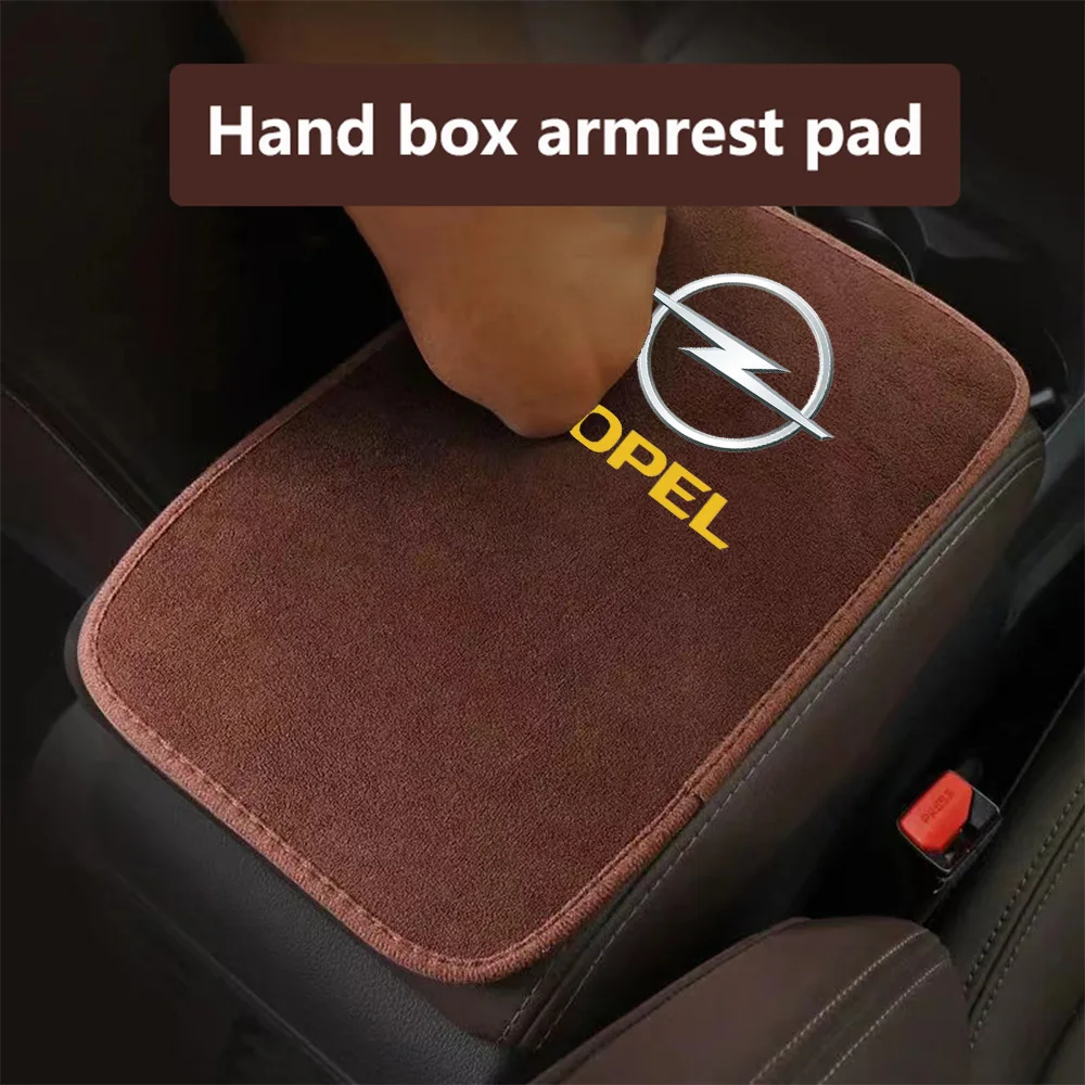

Plush Material Car Central Armrest Box Mat Nonslip Protective Cover Pad For Opel Astra Insignia Vectra Zafira Antara Corsa Mokka