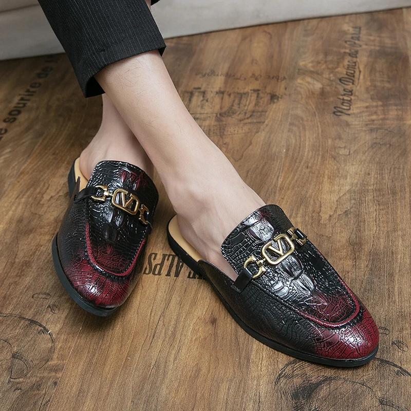 YOSBOGR Мужская кожаная обувь в повседневном деловом стиле с острым носком из