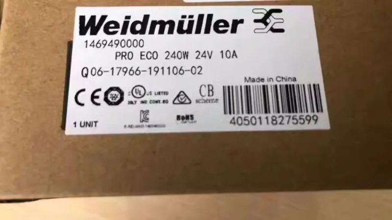 [Аутентичный] PRO ECO 240 Вт 24 в 10 А Weidmuller источник питания 1469490000