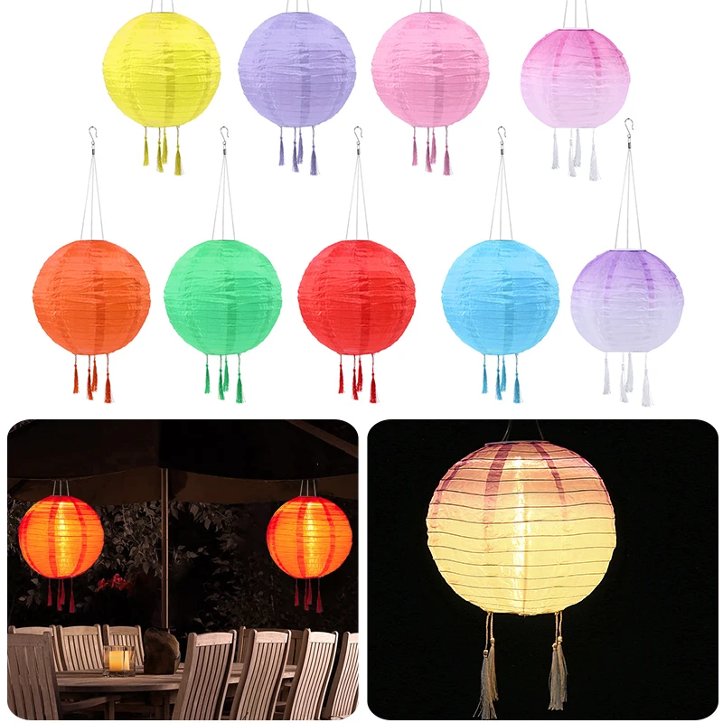 

Garden Lantern Outdoor Solar Lantern IP55 Waterproof Garden Decoration Solar Lamp Festival Hanging Chinese Lantern