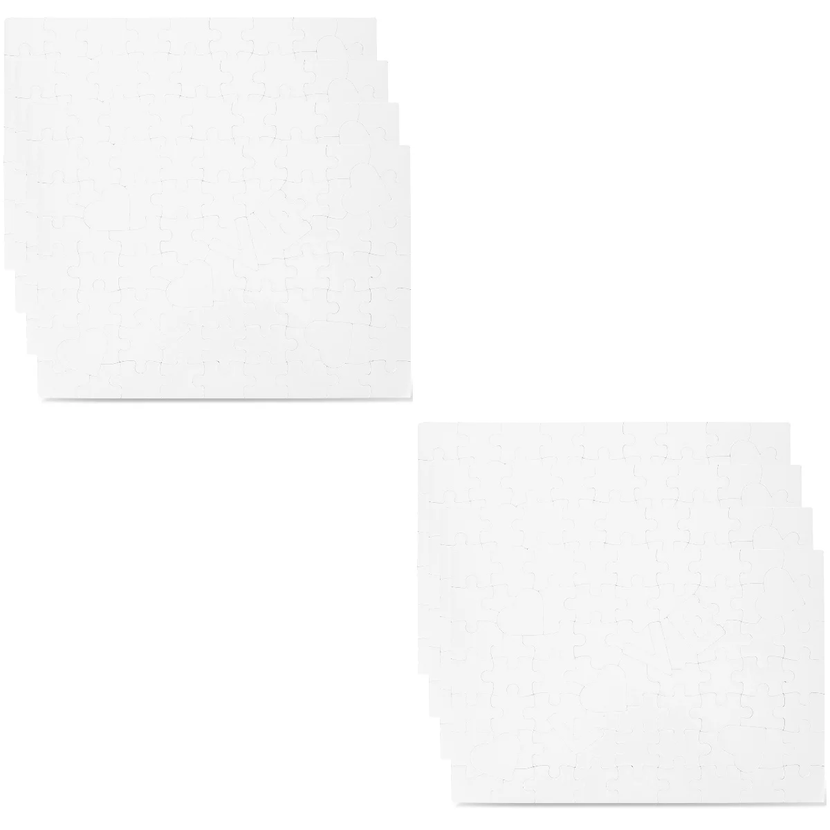 

8 Heat Press Puzzle Transfer Blank Puzzle Accessories for Craft DIY Puzzle