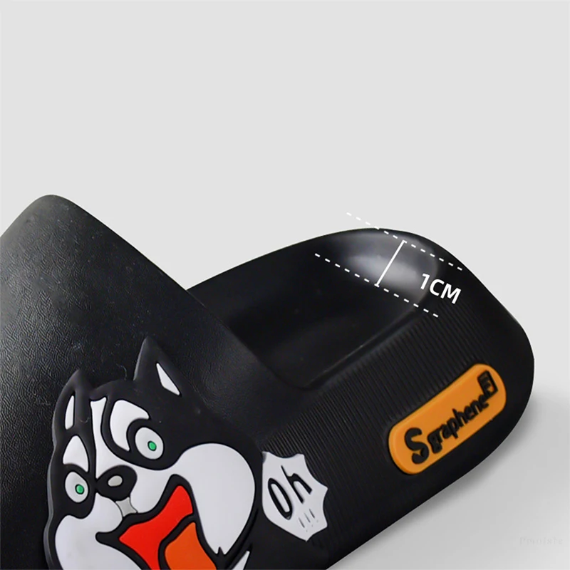 Women Slipper with Dog Platform Cute Soft Slippers for Home Female Slides Simple Fashion Summer Shoes Fun Non-Slip Outdoor Trend