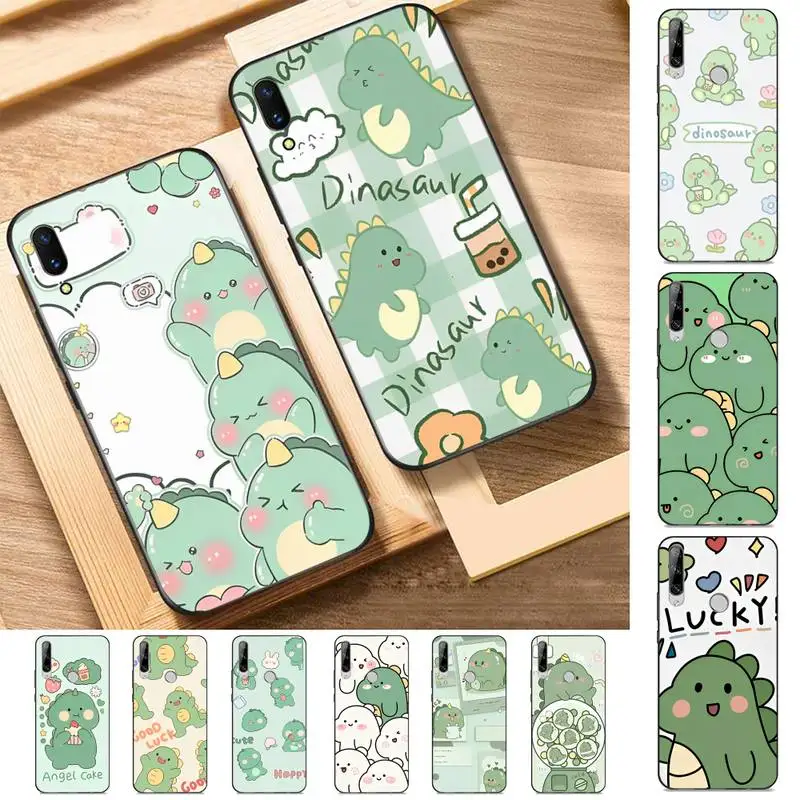 

Cute Cartoon Dinosaur Phone Case For Huawei Y9 6 7 5 Prime Enjoy 7s 7 8 plus 7a 9e 9plus 8E Lite Psmart Shell