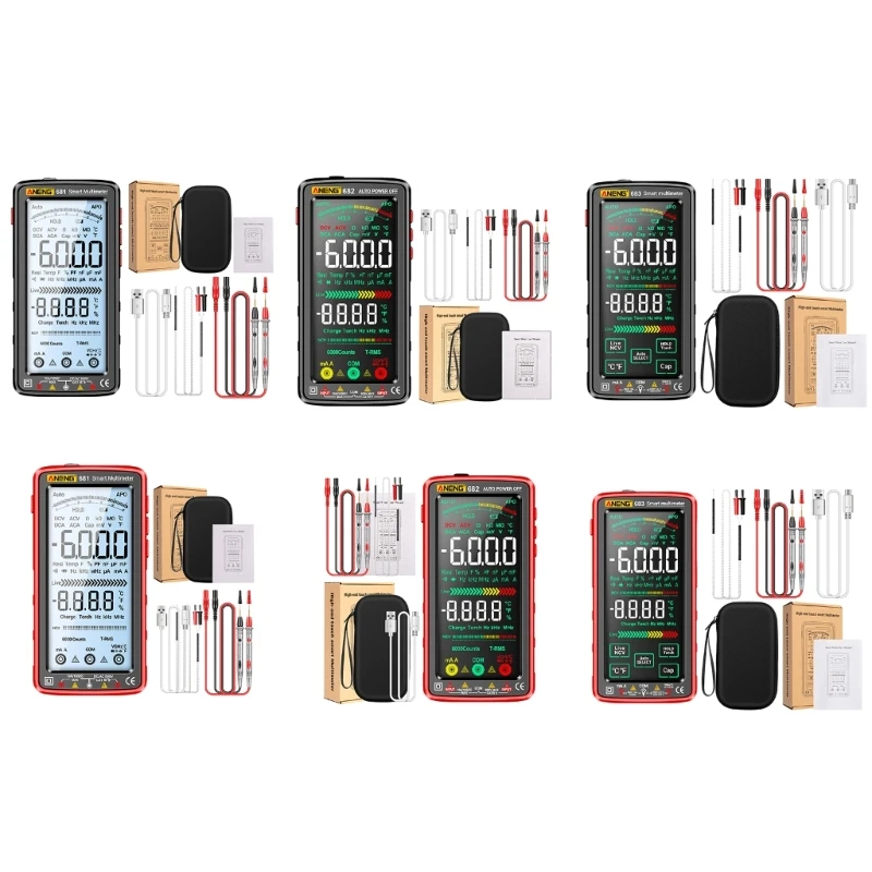 

Multimeter Detector Auto-off Digital Tester Diode NCV Hz-Meter Backlit Data Hold Dropshipping