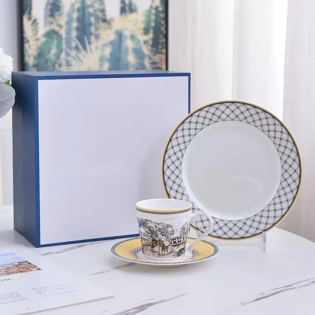 Винтажная иллюстрация в виде дома Западная кухня венчик для стейков китайский