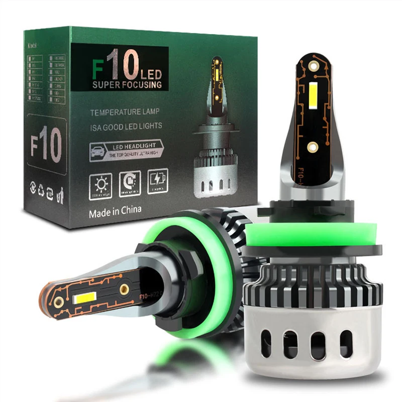 

2PCS H7 H4 LED Headlights For Car Vehicle Bulb 12V White F10 H1 H3 H11 9005 9006 Fog Lights Headlamps Lamp 6000K Plug And Play