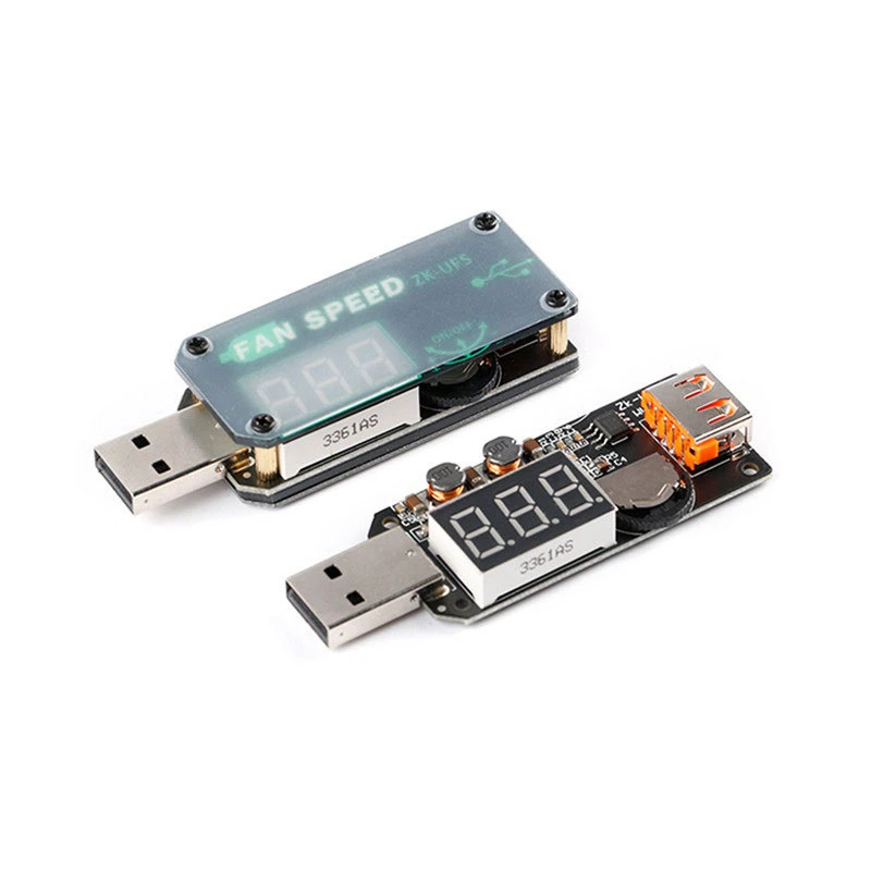 

5V 5W USB Fan Governor Timer LED Dimming Module Voltage Adjustable Speed Controller For Office Car Student Dormitory