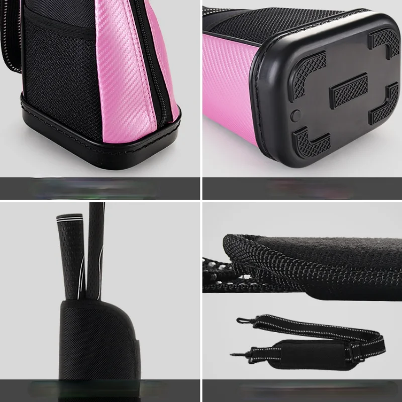 PGM Unisex Golf Gun Bag Ultra Light Hold 4-5 Clubs Golf Stand Bag Large Capacity Portable Golf Clubs Aviation Bags for Women Men