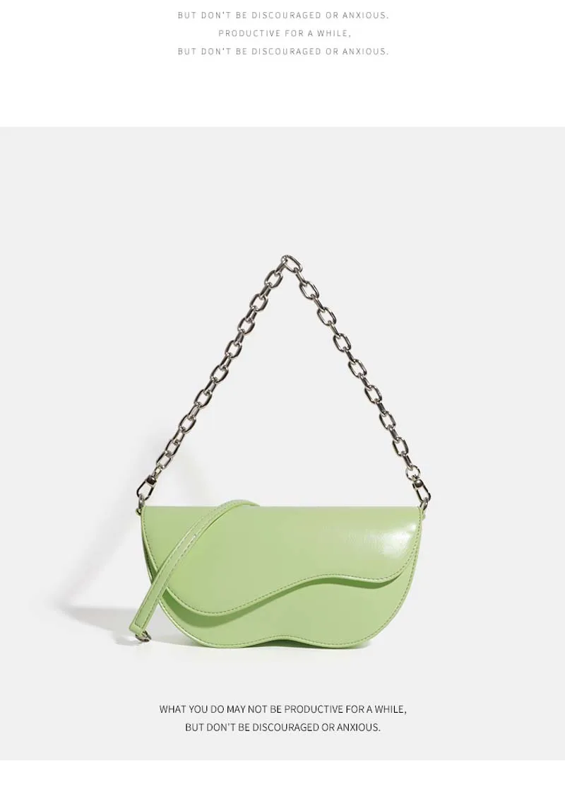 

Niche Design High-End Chain Armpit Bag Shell-Shaped Shoulder Bag Women'S Casual All-Match Messenger Bag