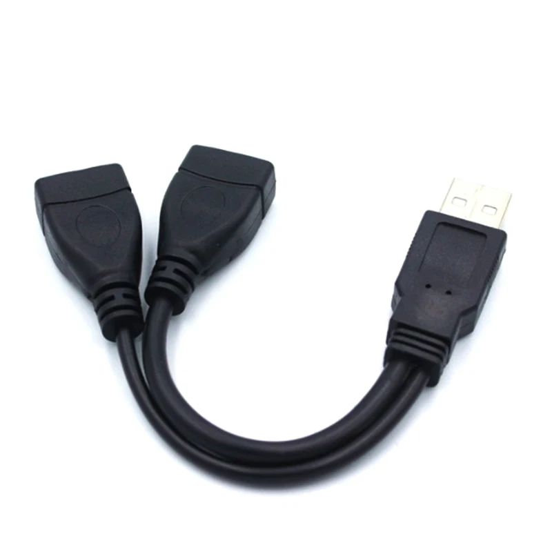 Разветвитель Y-образного кабеля USB 2 0 1 штекер на гнезда удлинитель адаптер