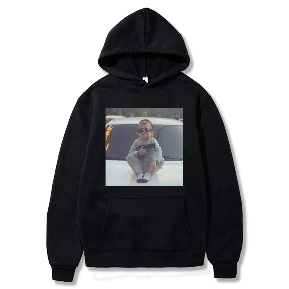 

Hasbulla Fighting Meme Hoodie Fan Gift Mini Khabib Blogger Hoodies High Quality Premium Oversized Graphics Print Sweatshirt Tops