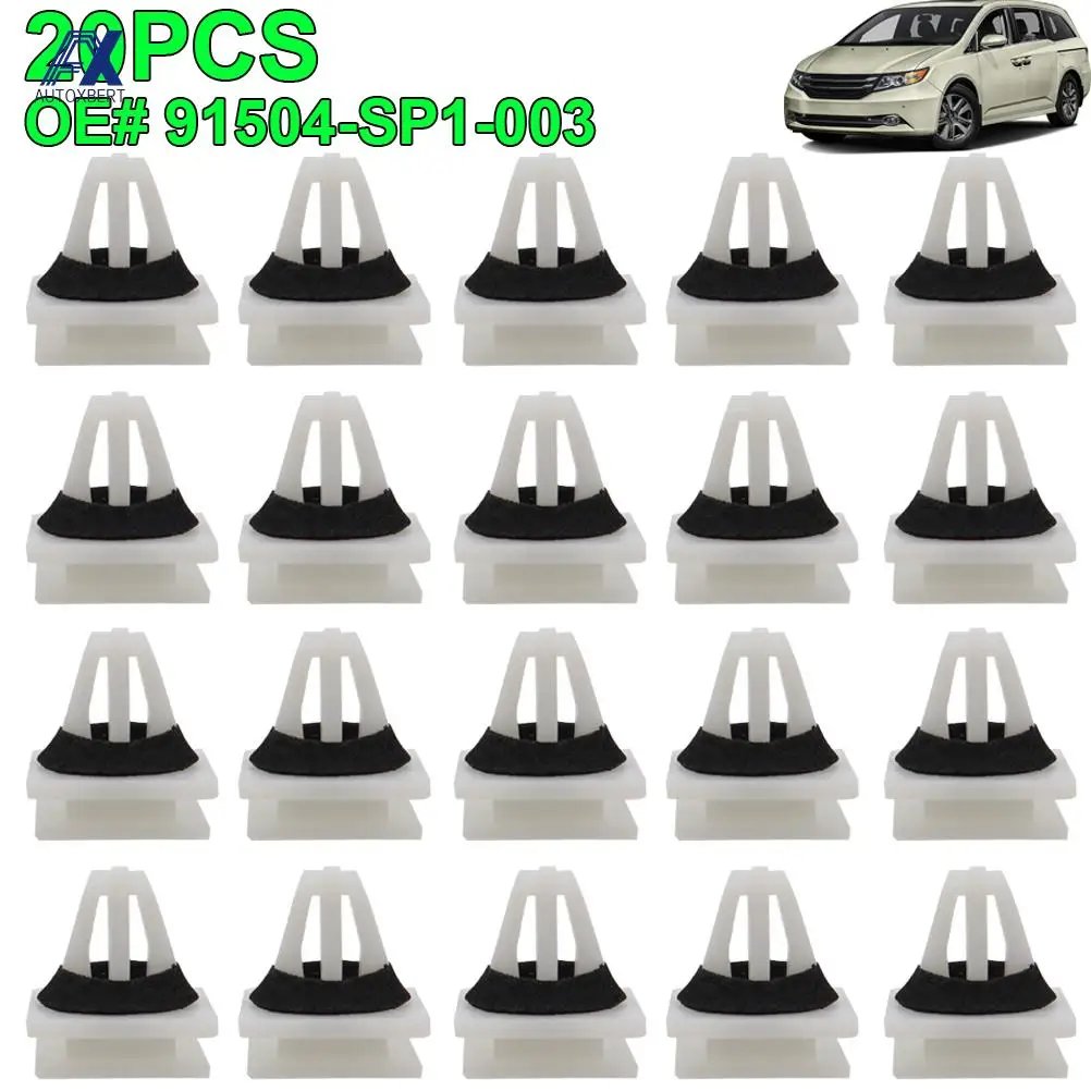 

Для Honda Civic Odyssey CR-V Автомобильная боковая юбка, монтажная панель, литье, крышка, отделка, зажимы OE #91504-SP1-003, замена автомобиля
