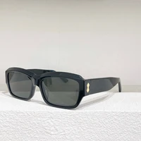 brown gray black square frame high quality mens sunglasses 0669s yellow blue lens fashion womens glasses