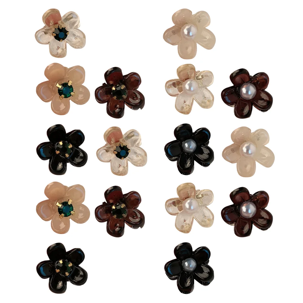 

16 Pcs Mini Bobby Pins Small Hair Clamps Girls Clips Issue Card Claw for Women Thin Miss
