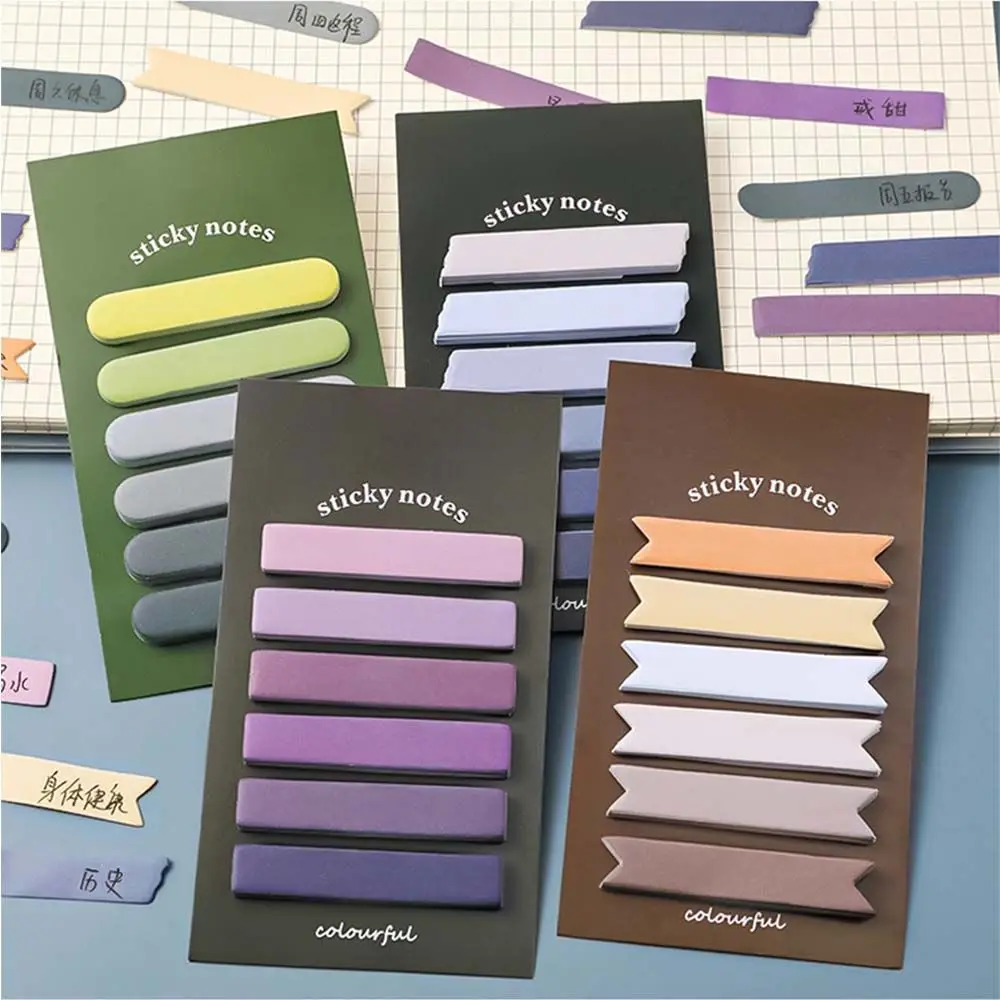 

Page Markers Notepad Paper Message Notes Index Stickers Flags Tabs Sticker Paper Morandi Color Sticky Notes Memo Pads