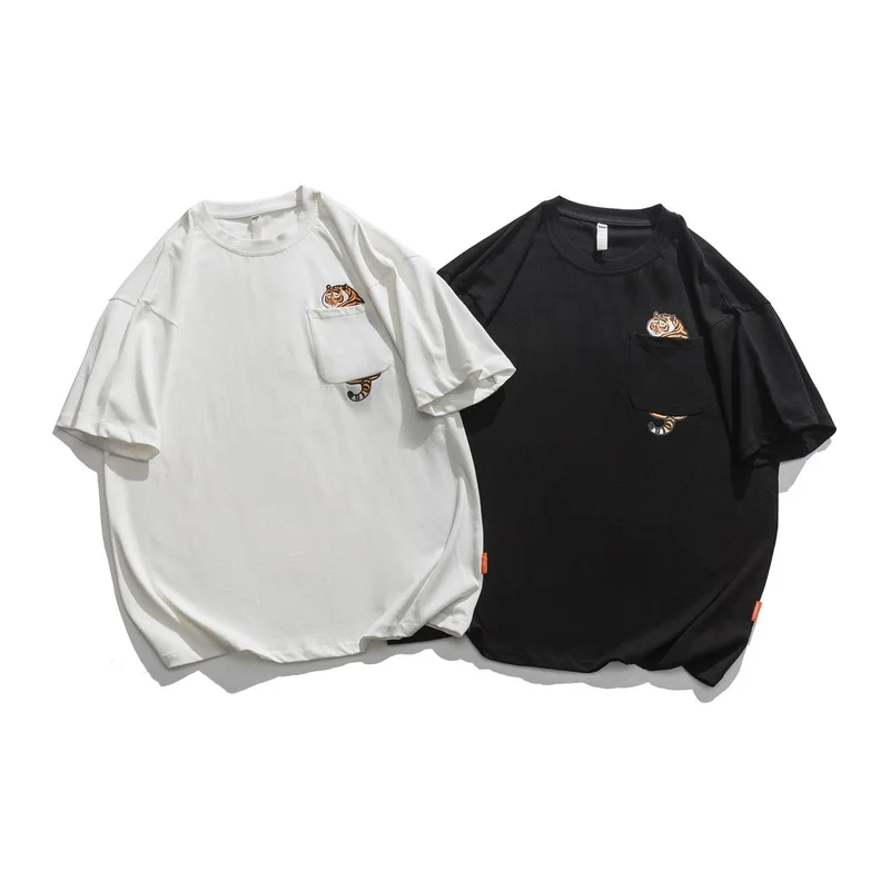

2022 Summer New Short Sleeve Fat Little Tiger Loose T-shirt T073