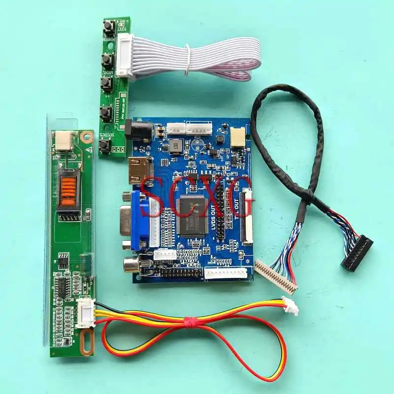 

Матричный контроллер для LTN121AT02 LTN121W1 QD12TL02, плата ЖК-дисплея 1280*800 12,1 ", 1 комплект CCFL, HDMI-совместимый AV VGA 20-контактный LVDS