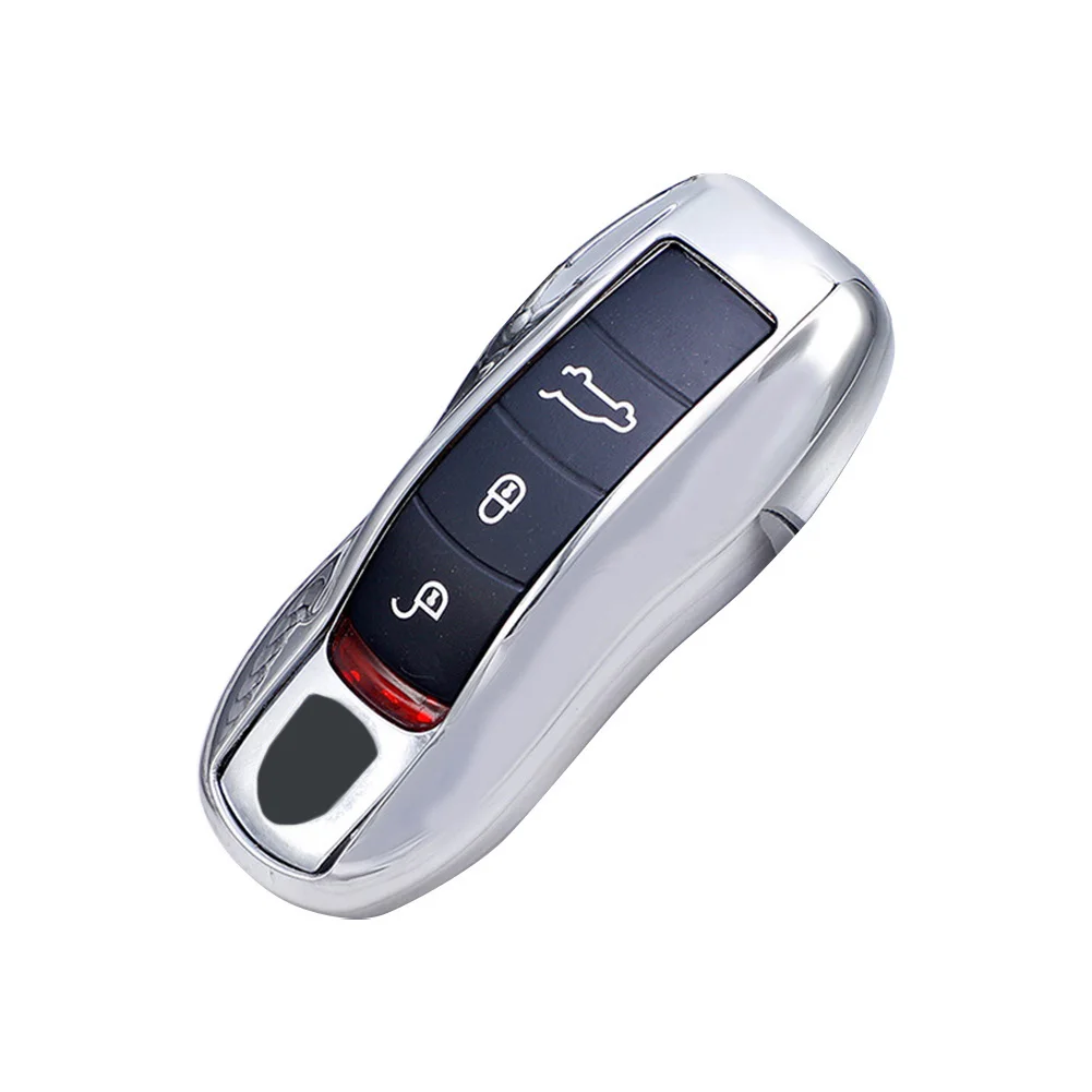 

1Pcs Key Holder Key Holder Durable Fob For Panamera For Porsche 911 Key Case Cover Luxury Remote Car Spare Parts
