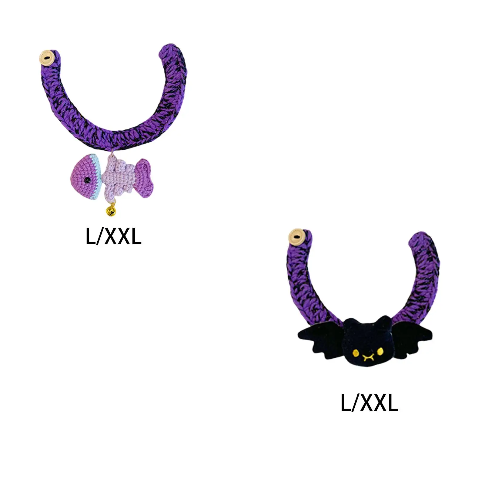 Тематический декор на Хэллоуин вязаный нагрудник ошейники для домашних животных