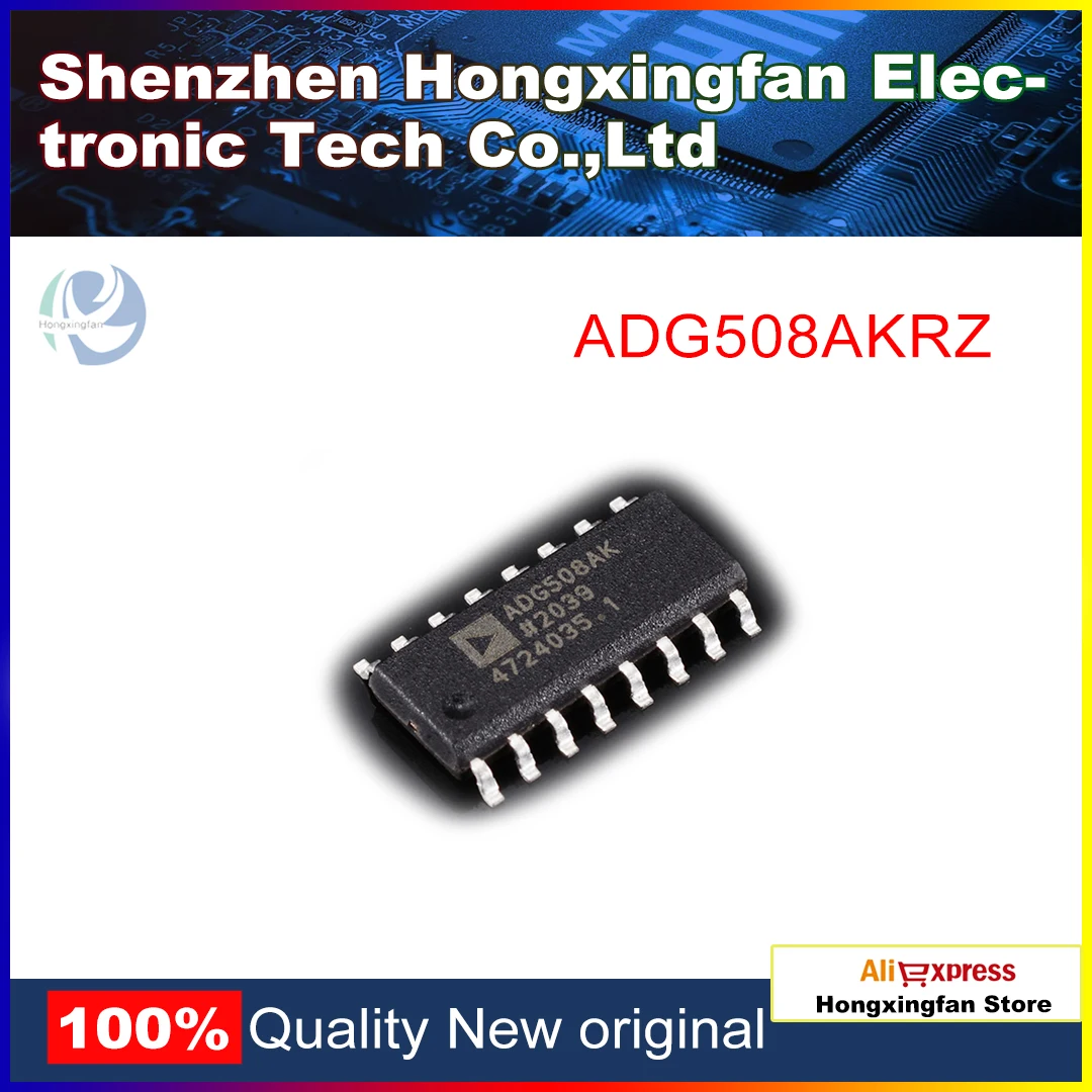 

10 шт., мультиплексор с интегральной схемой ADG508AKRZ