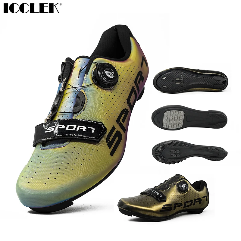 

Men Mtb Cycling Shoes Mountain and Road Bike Sneakers Self-locking Women Sport Speed Men's Racing Tracking Bicycle Footwear SPD