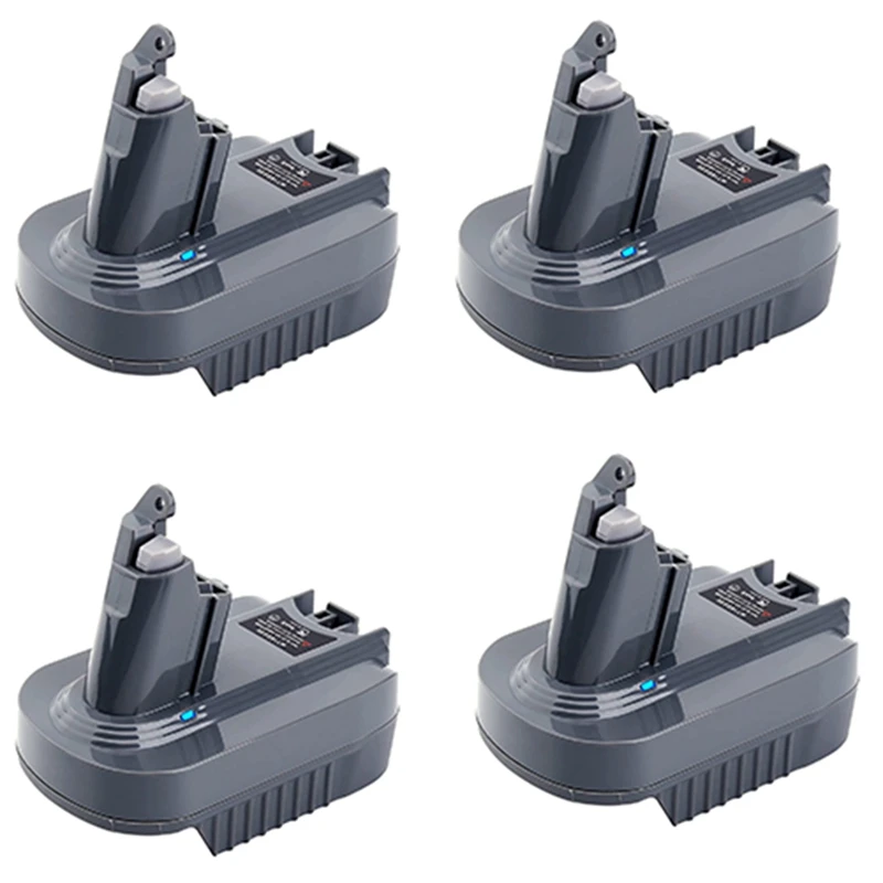 

Адаптер 4X V6 для литиевой батареи Makita 18 в, преобразователь BL1850, BL1815, BL1830 для Dyson V6, аккумулятор SV04, SV03, DC59, DC58