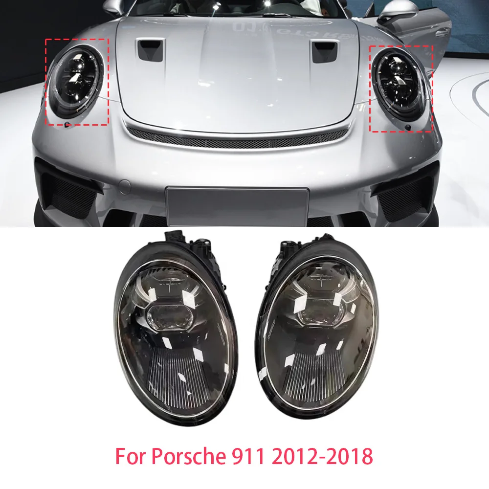

LED daytime running light For Porsche 911 LED headlight 991 to 992 GT3RS matrix 2012-2018