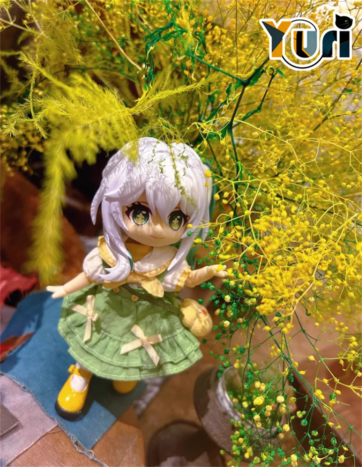 Юрий Новый аниме Genshin Impact Nahida Buer ручной работы OB11 OB22 1/12 BJD парик для волос съемная