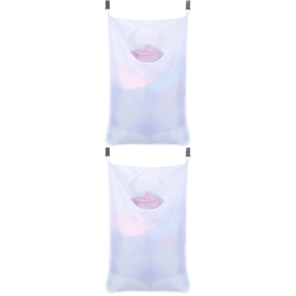 

Laundrydoor Storage Clothes Hanging Hamper Over The Basket Canvas Bins Organizergarment Hanger Wall