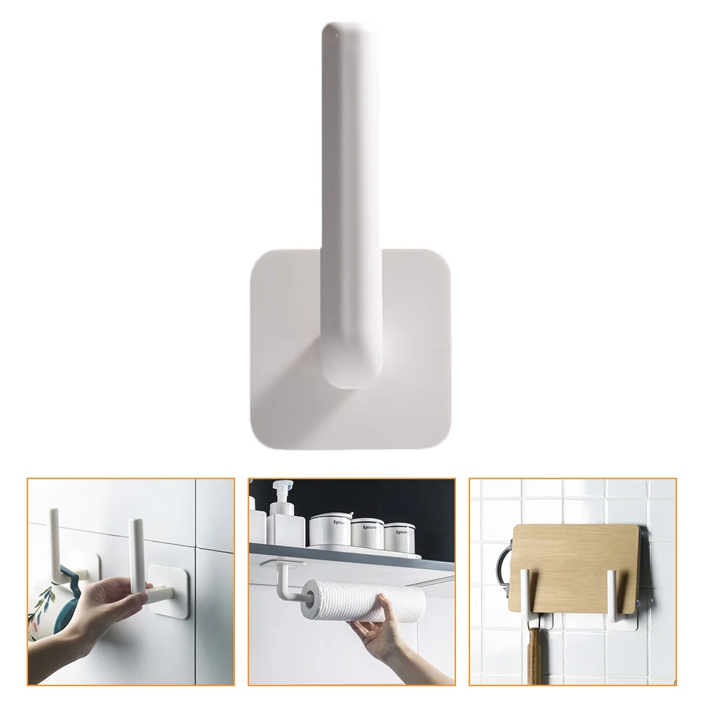 

10pcs Multi-functional Good Fine Adhesive Hooks Home Wall Hangers for Bathroom Storage