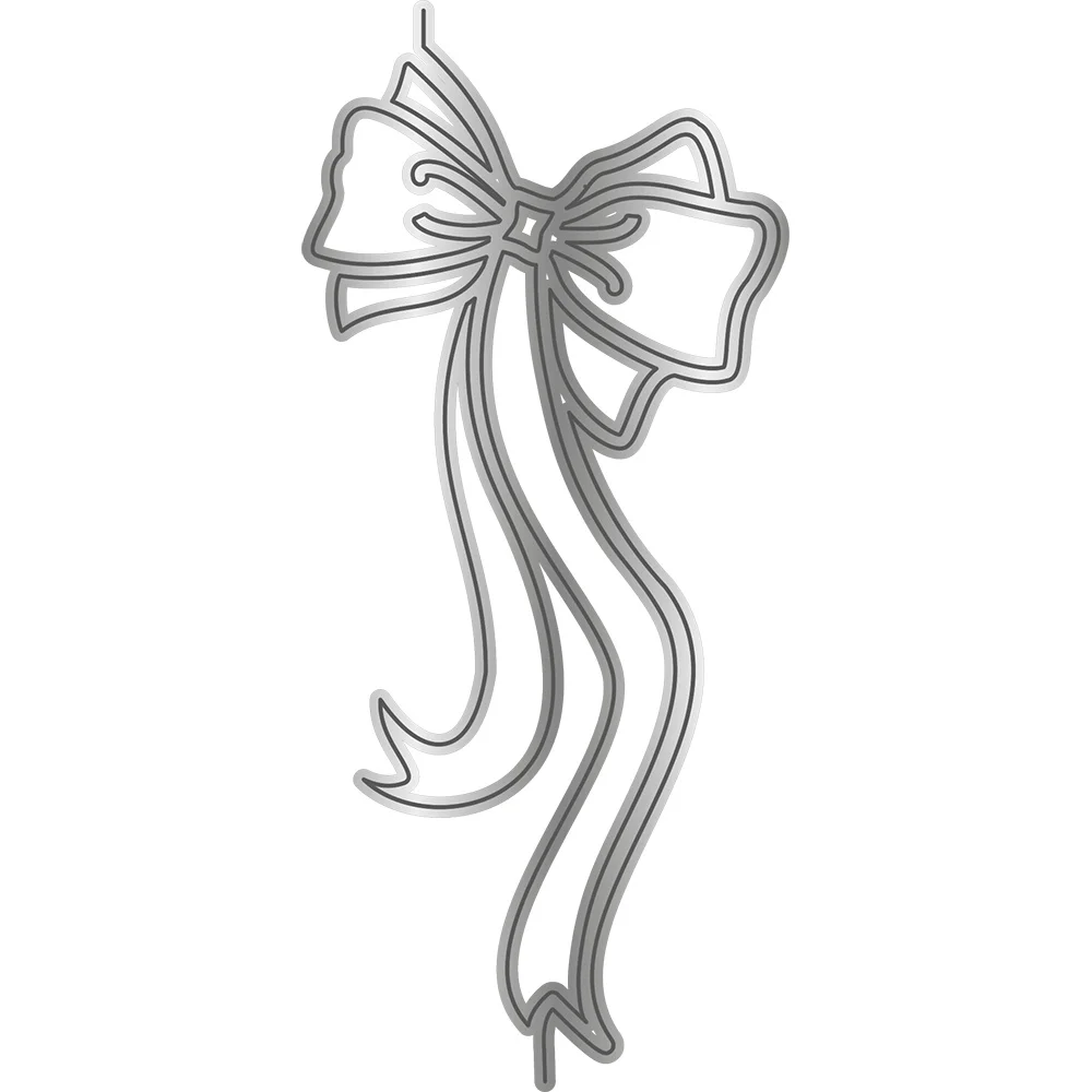 

2022 New Metal Cutting Dies Scrapbook Diary Decorate Bonny Bow Stencil Embossing Template Diy Greeting Card Craft Handmade Molds