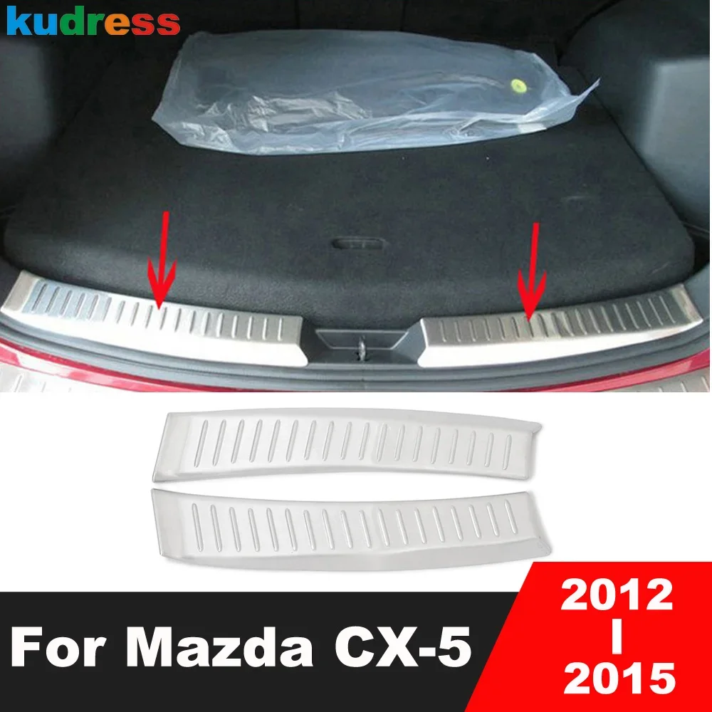 

Защитная накладка на задний бампер для Mazda CX5 CX-5 2012 2013 2014 2015