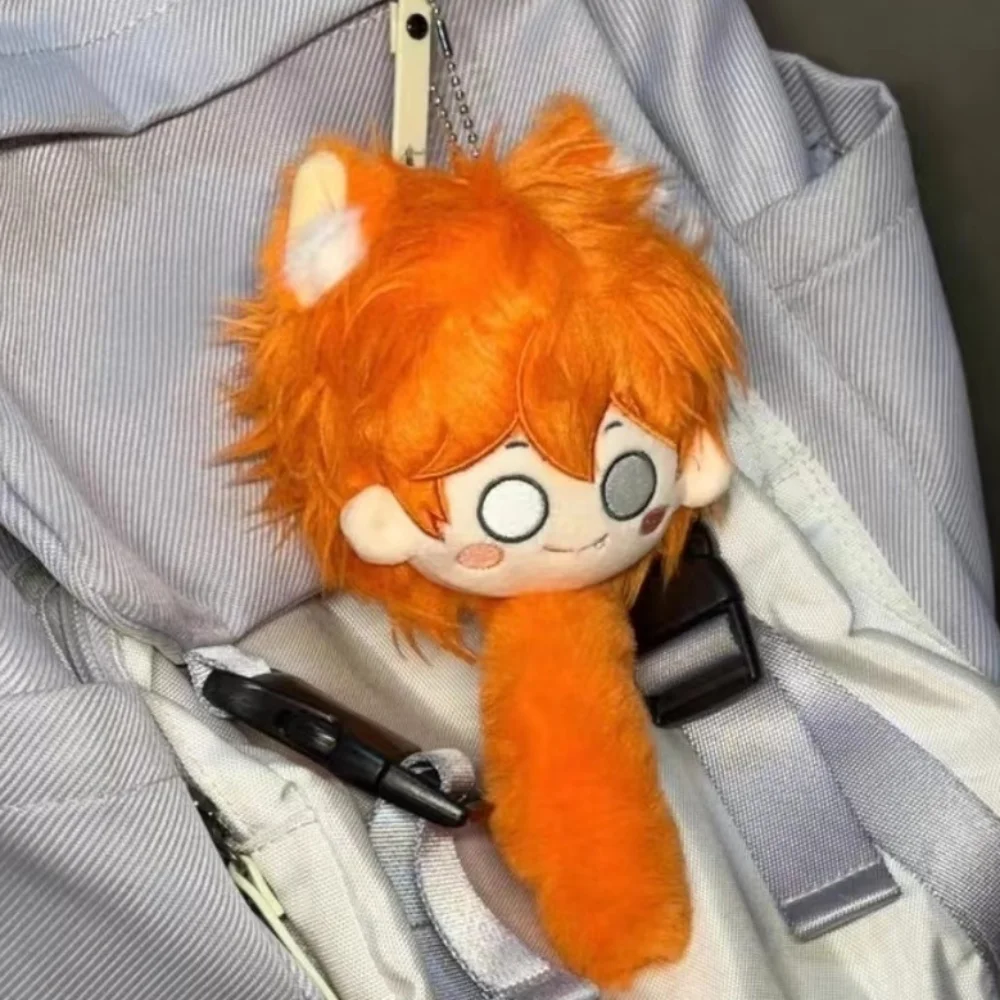 

Anime Haikyuu!! Shoyo Hinata Cute Cats Tail Mini Dango Plushie Doll Cosplay Keychain Bag Pendant Keyring Mascot Xmas Gift