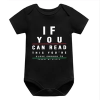 newborn clothes if you can read this baby onesie cotton bodysuits funny baby onesie baby shower gift