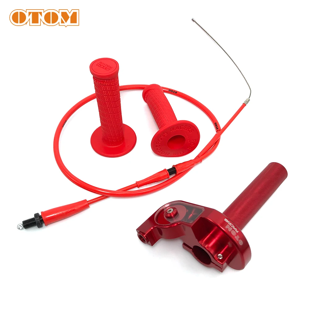 

OTOM Twist рукоятка дроссельной заслонки для внедорожного велосипеда CNC ручки акселератора и набор кабелей для HONDA CB Мотоцикл CG модифицированные детали