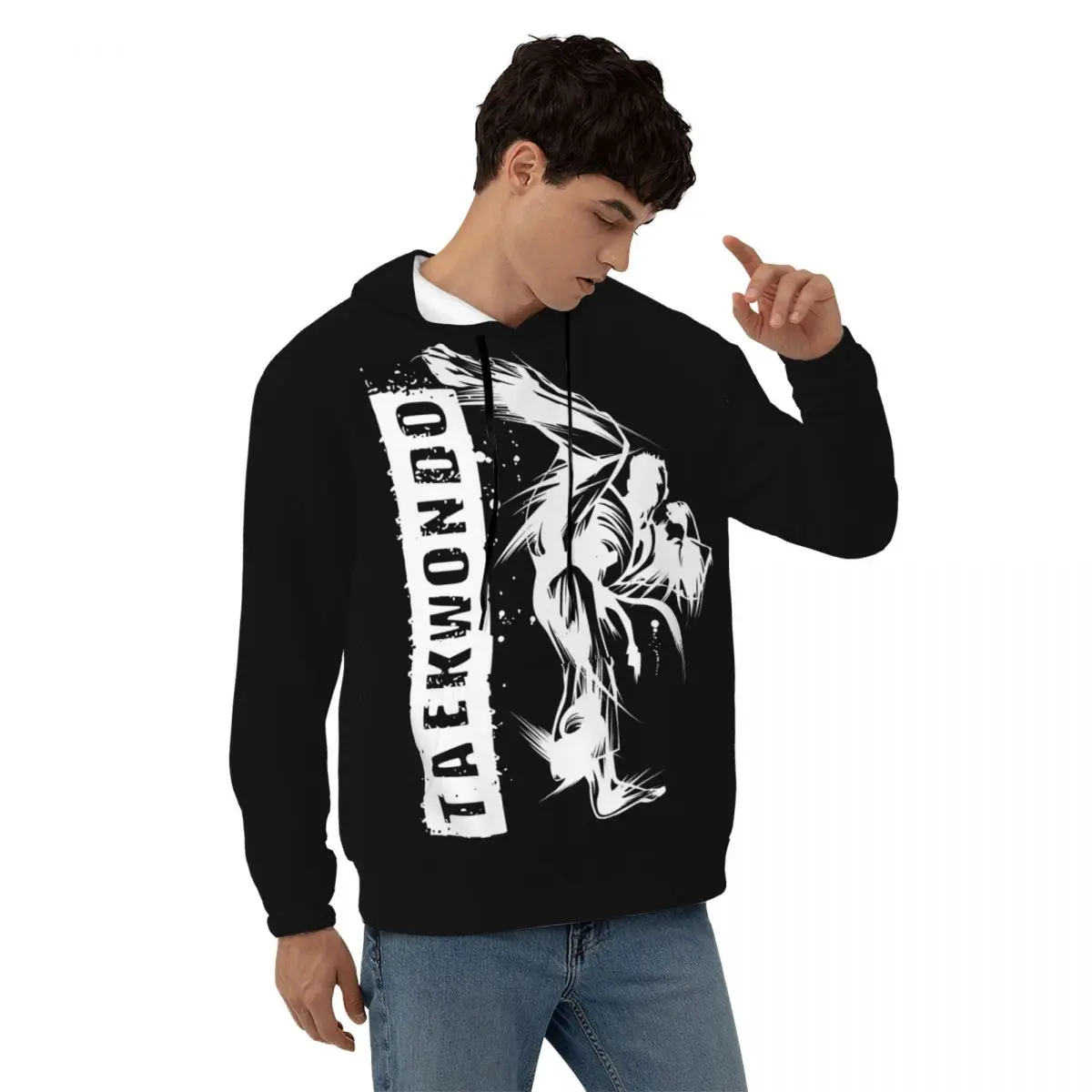 

Karate Typography Essentials Hoodies Winter Fitness Exercise Casual Hooded Sweatshirts Male Harajuku Classic Oversized Hoodie
